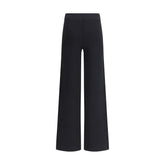 Max Mara Black Viscose Casual Pants